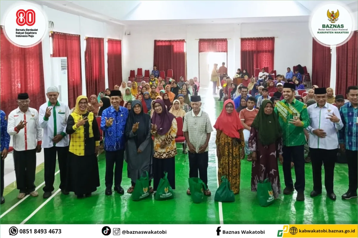 Dokumentasi BAZNAS Wakatobi yang dimuat dalam laporan Safari Ramadan 2026